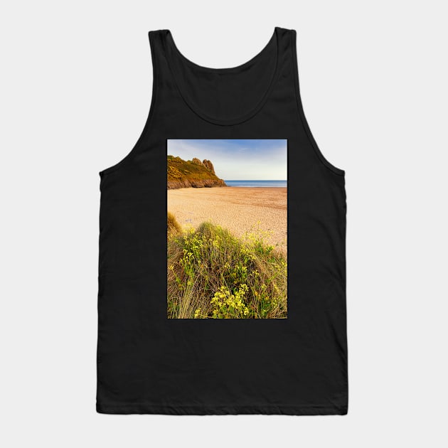 Tor Bay and Great Tor, Gower Tank Top by dasantillo